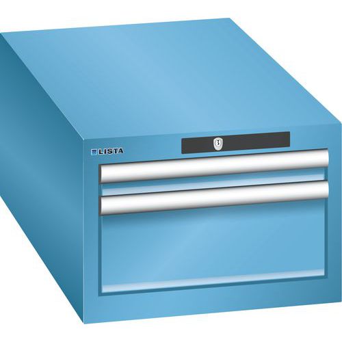 Lista műhelyfiókos szekrények, 2 vagy 3 fiókkal, 411x725x283 mm