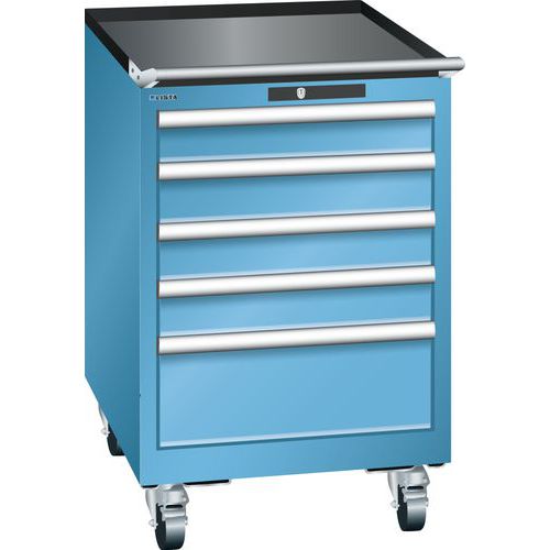Mobil műhelyfiókos szekrények Lista, 5 vagy 6 fiókkal