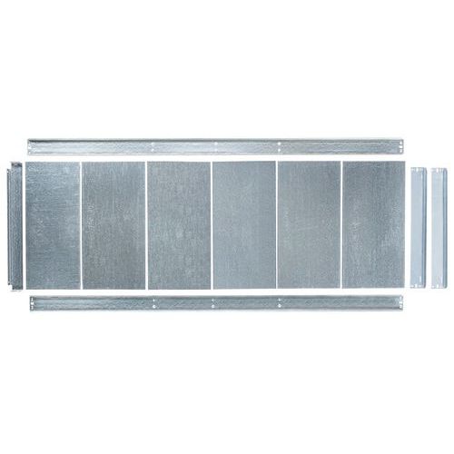 Kiegészítő acélpanel polcok, 183 cm, 440 kg, horgany