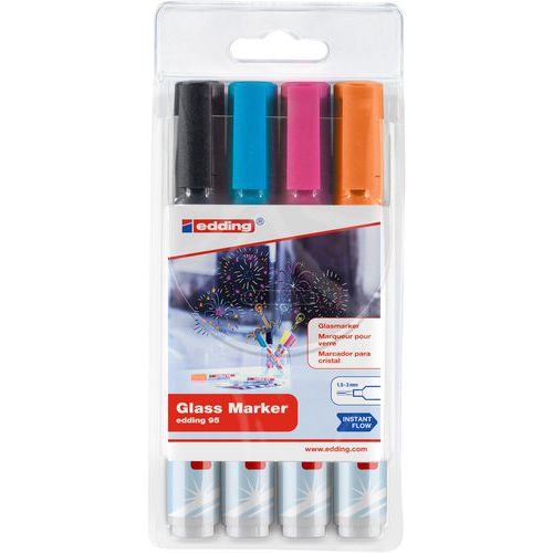 Filctoll üvegre edding 95/4, készlet Filctoll üvegre edding 95/4, készlet