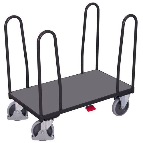 Platform kocsik négy saroktámaszsal, 400 - 500 kg-ig