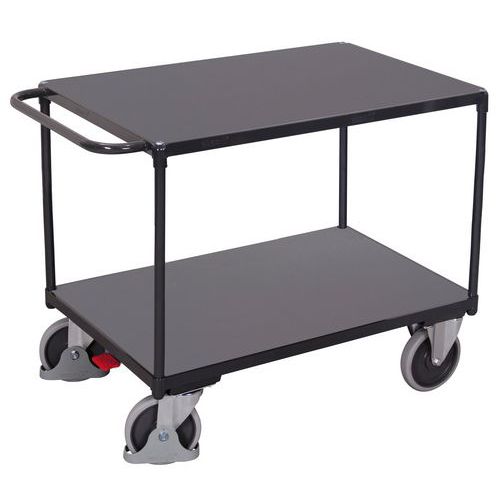Fogantyús polcos kocsik, 400 - 500 kg-ig, 2 polccal