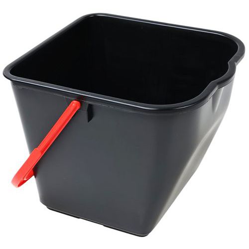 Manutan Expert műanyag vödrök kiöntővel, 15 l Manutan Expert műanyag vödrök kiöntővel, 15 l