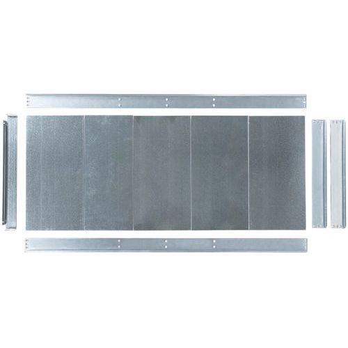 Kiegészítő acélpanel polcok, 152,5 cm, 440 kg, horgany