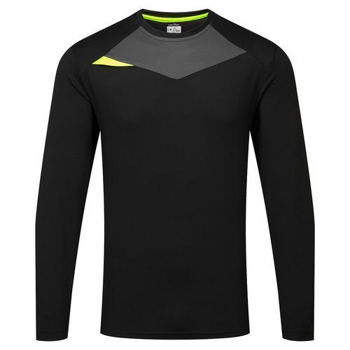 DX4 hosszú ujjú póló L/S, fekete