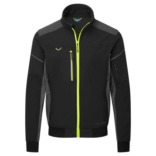 EV4 Softshell bomber dzseki (3L), fekete