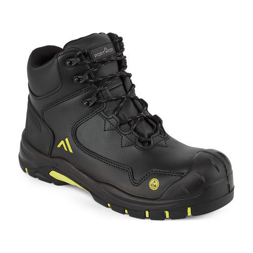 Apex Composite Mid bakancs S3S ESD HRO SR SC FO, fekete/sárga