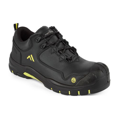 Apex Compositelite félcipő S3S ESD HRO SR SC FO, fekete/sárga