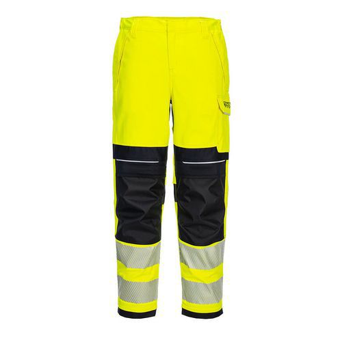 PW3 FR Modaflame Hi-Vis női lángálló nadrág, fekete/sárga