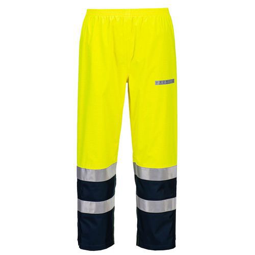 Bizflame Rain+ Hi-Vis Light Arc nadrág, kék/sárga
