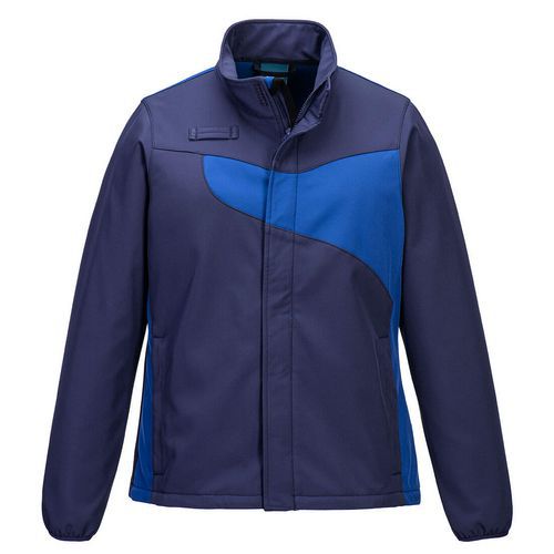 PW2  női Softshell (2L), kék/világoskék
