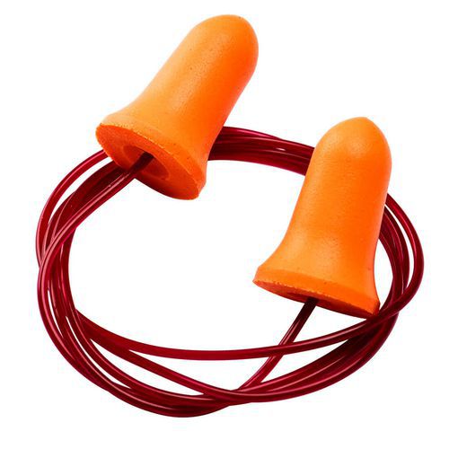 Bell Comfort PU hab füldugók zsinórral (200 pár), narancssárga