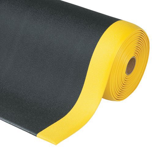 Sof-Tred™ fáradásgátló habszőnyegek, fekete/sárga, 1 830 cm