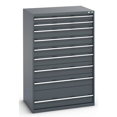 Műhelyfiókok Bott Cubio 200, 160 x 105 x 65-75 cm, 9 fiók