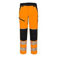 PW3 Hi-Vis Női streccs nadrág, fekete/narancssárga