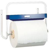 Falra szerelhető tartó papírtörlőhöz tekercsben, kék/fehér