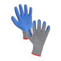 COLCA bevonatos kesztyű, szürke-kék