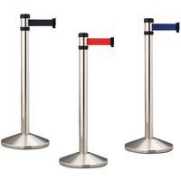 Határoló oszlop kordonszallaggal