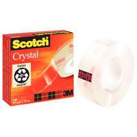 Ragasztószalag Scotch Crystal, 19 mm x 33 m, 8 db