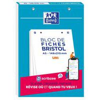 Oxford Bristol A5-ös kartotéklapok, átlátszó