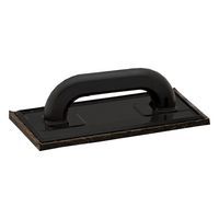 TOPTRADE ABS simító, könnyített munkafelülettel, mikrogumis, 250 x 130 x 8 mm