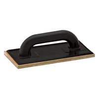 TOPTRADE ABS simító, könnyített munkafelülettel, fehér filc, 250 x 130 x 8 mm
