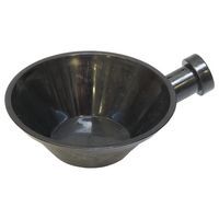TOPTRADE kőműves serpenyő nyél nélkül, műanyag, átmérő: 215 mm