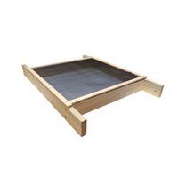 TOPTRADE stukkó szita, lyukméret: 4 x 4 mm, 500 x 500 mm