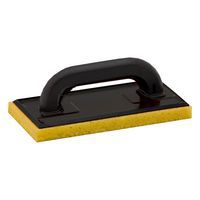 TOPTRADE ABS simító, könnyített munkafelülettel, durva szivacs, extra, 250 x 130 x 20 mm