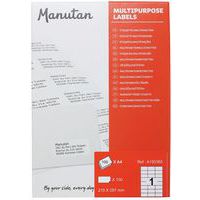 Manutan Expert öntapadós címkék