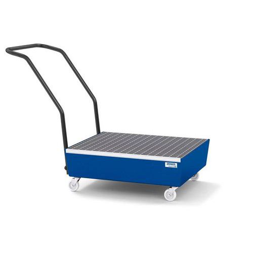 Mobil kármentő tálca, 2 hordóra, űrtartalma 65 l, lakkozott Mobil kármentő tálca, 2 hordóra, űrtartalma 65 l, lakkozott