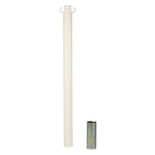 Fém kerítésoszlop, magassága 110 cm - dupla horog Fém kerítésoszlop, magassága 110 cm - dupla horog