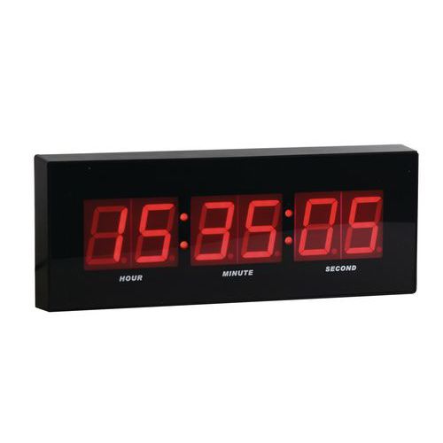 LED digitális órák DG2 Manutan, szélesség: 31 cm LED digitális órák DG2 Manutan, szélesség: 31 cm