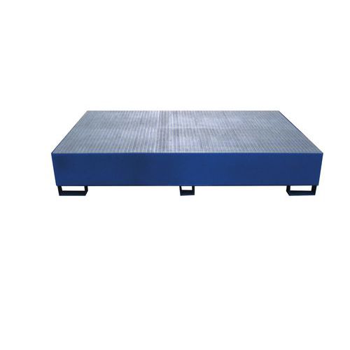 Acél felfogókádak pod IBC konténerek alá, űrtartalom 1 000 l, 40 x 150 x 230 cm Acél felfogókádak pod IBC konténerek alá, űrtartalom 1 000 l, 40 x 150 x 230 cm