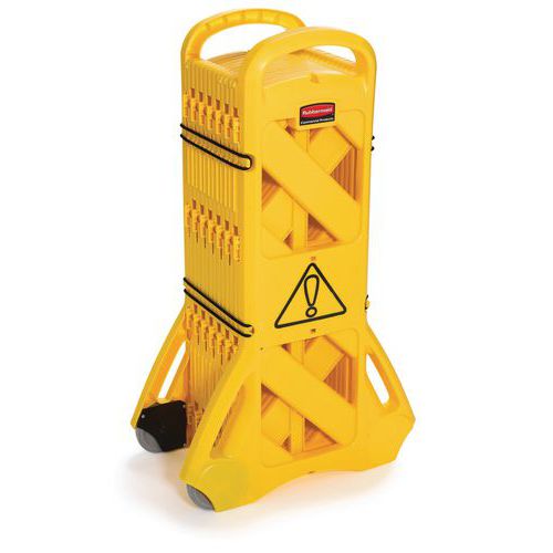 Rubbermaid Barricade hordozható figyelmeztető kordon Rubbermaid Barricade hordozható figyelmeztető kordon