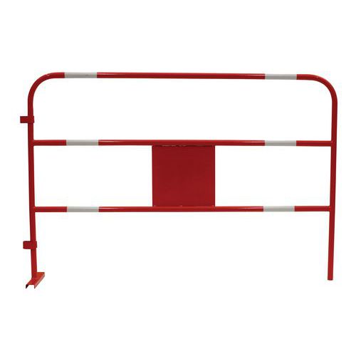 Manutan fém mobil torlaszok, hossza 150 cm Manutan fém mobil torlaszok, hossza 150 cm