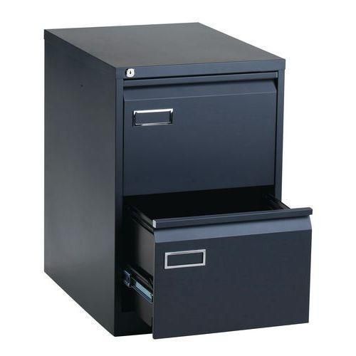 Manutan Aire egysoros fém A4-es irattartó szekrények, 2 fiók