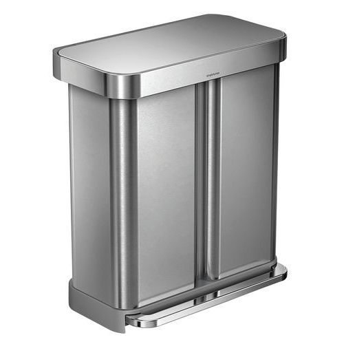 Recycler pedálos szemetes, 24 l és 34 l, Liner Pocket zsákadagolóval_Simplehuman Recycler pedálos szemetes, 24 l és 34 l, Liner Pocket zsákadagolóval_Simplehuman