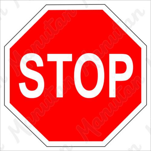 Figyelmeztető táblák - STOP Figyelmeztető táblák - STOP