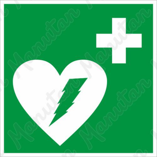 Biztonsági táblák - Defibrillátor Biztonsági táblák - Defibrillátor