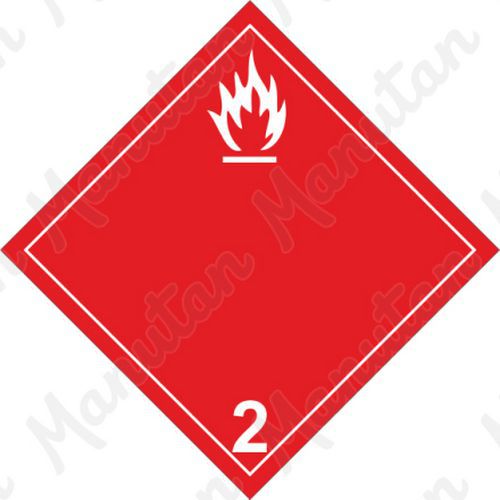 ADR figyelmeztető táblák - Tűzveszély, gyúlékony gázok 2B sz. ADR figyelmeztető táblák - Tűzveszély, gyúlékony gázok 2B sz.