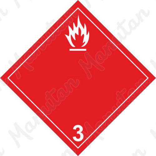 ADR figyelmeztető táblák - Tűzveszély, gyúlékony folyadékok 3B sz. ADR figyelmeztető táblák - Tűzveszély, gyúlékony folyadékok 3B sz.