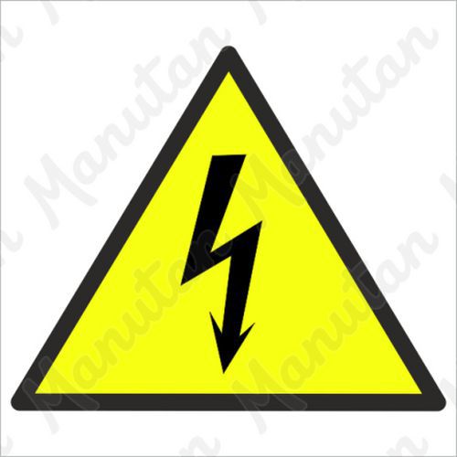 Figyelmeztető táblák - Elektromos feszültség Figyelmeztető táblák - Elektromos feszültség