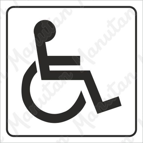 Információs tábla - Mozgássérült WC Információs tábla - Mozgássérült WC