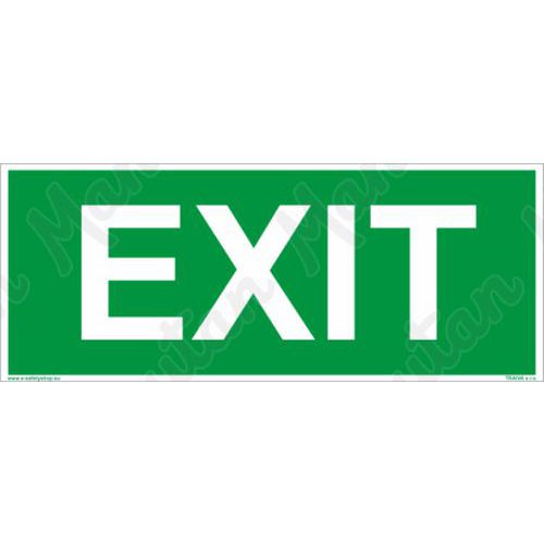 Menekülési foszforeszkáló biztonsági táblák - EXIT Menekülési foszforeszkáló biztonsági táblák - EXIT