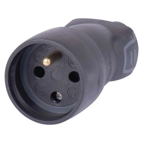 Legrand gumis aljzat, fekete, IP40