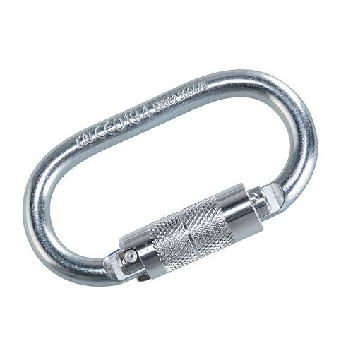 Twist Lock karabiner, ezüst Twist Lock karabiner, ezüst