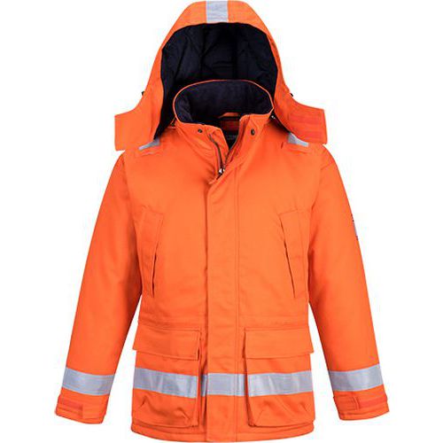 Araflame bélelt téli kabát, narancssárga