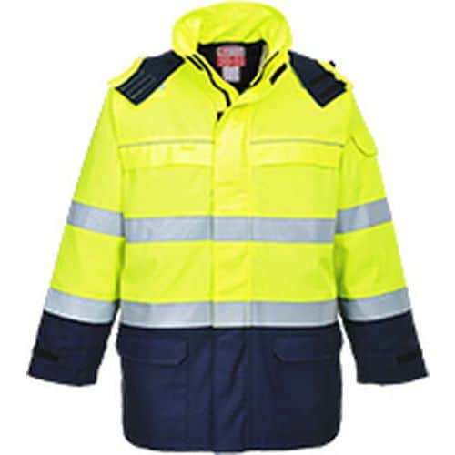Bizflame Multi Arc láthatósági kabát, kék/sárga