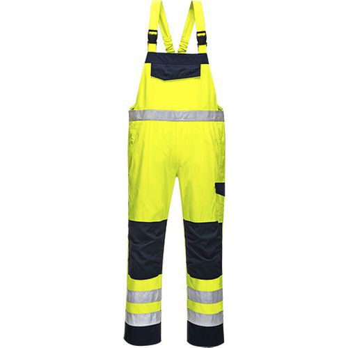 Hi-Vis Modaflame kantáros nadrág, kék/sárga Hi-Vis Modaflame kantáros nadrág, kék/sárga